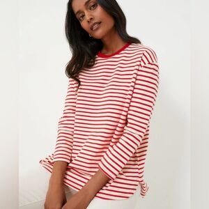 Pomander Place "Cherry Striped Knit Popover"